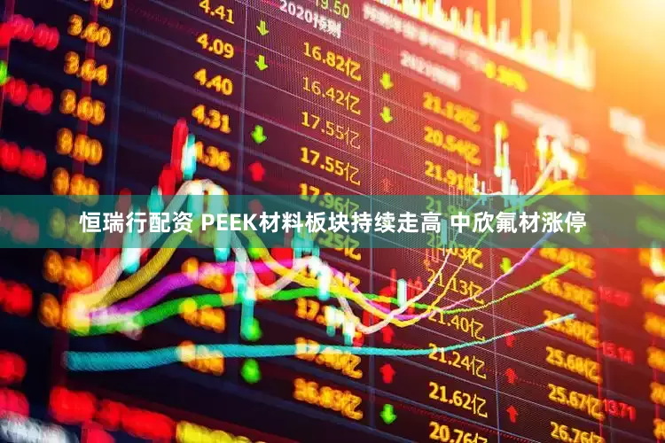 恒瑞行配资 PEEK材料板块持续走高 中欣氟材涨停