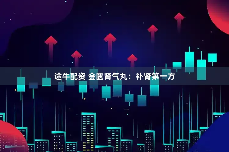 途牛配资 金匮肾气丸：补肾第一方